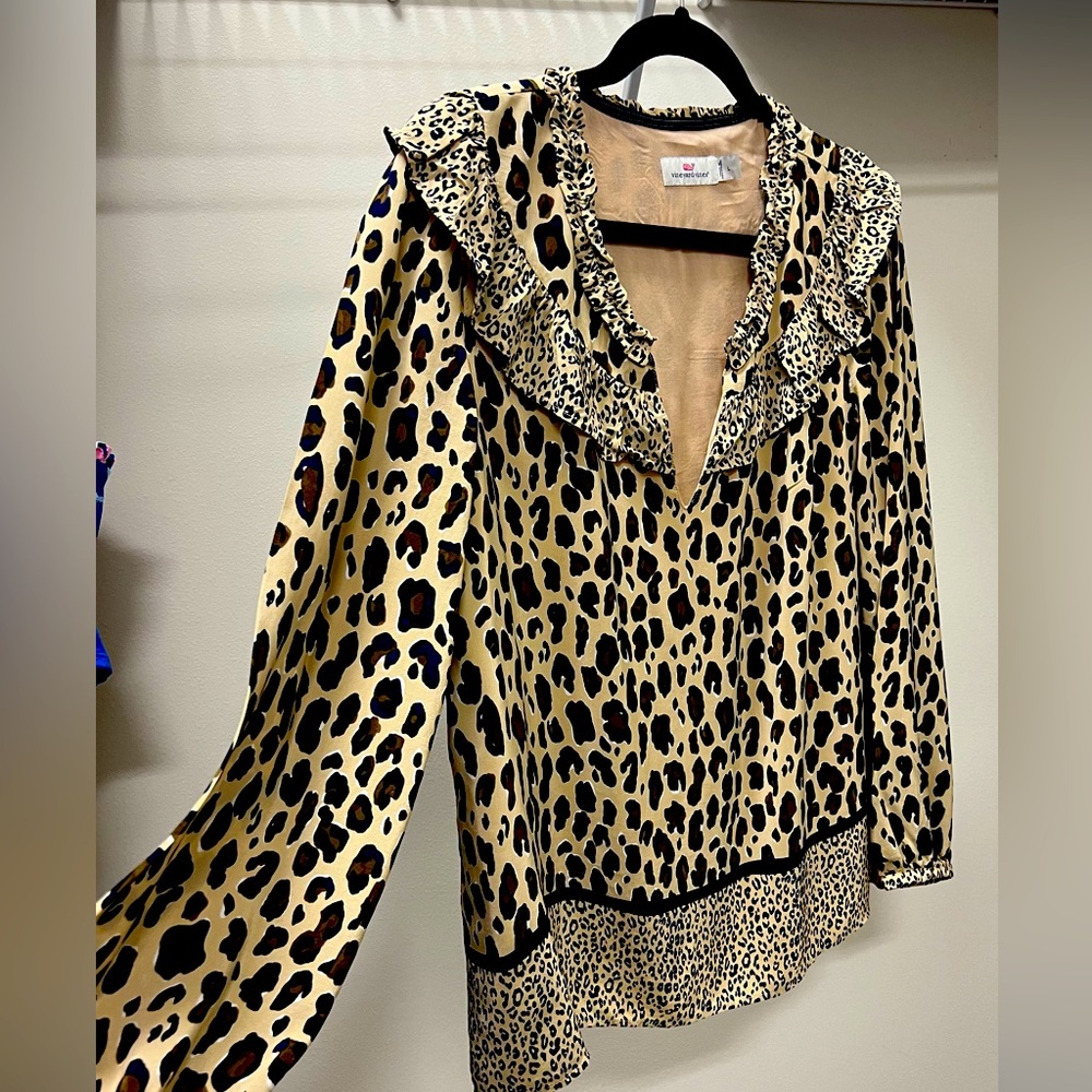Leopard print blouse